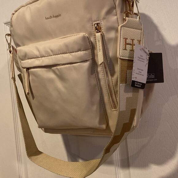 BNWT Haute Hippie Viral On the Go Backpack in White Cream main image 4